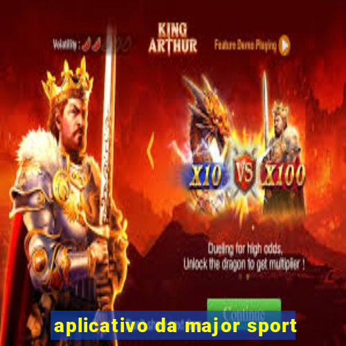 aplicativo da major sport